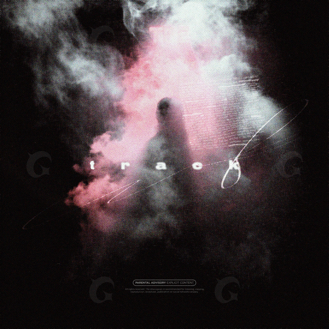 Silhouette in smoke