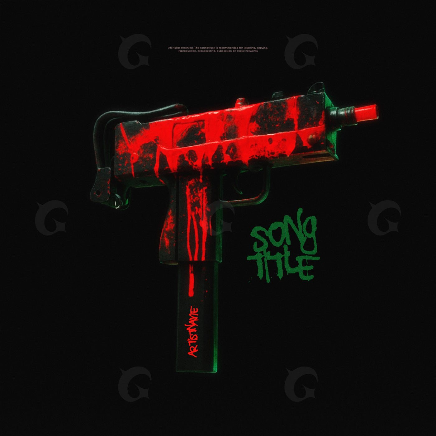 Dripping toy gun