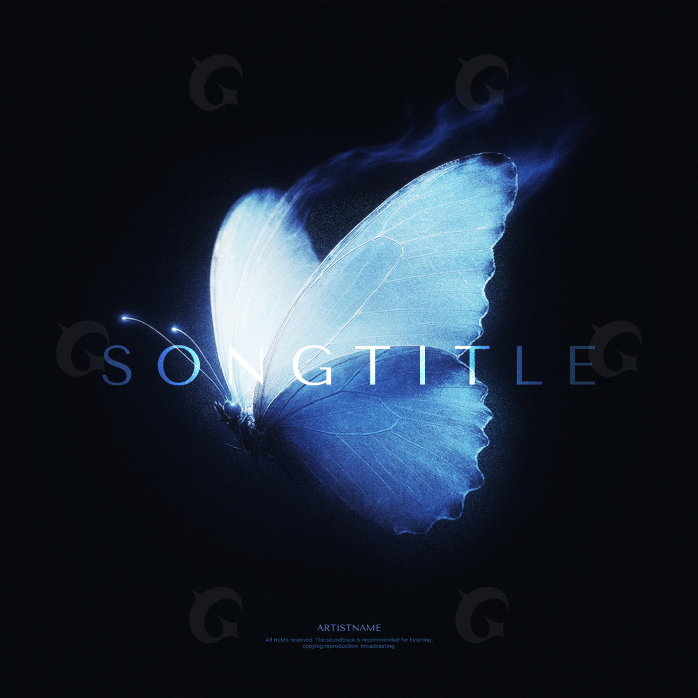 Midnight butterfly flight