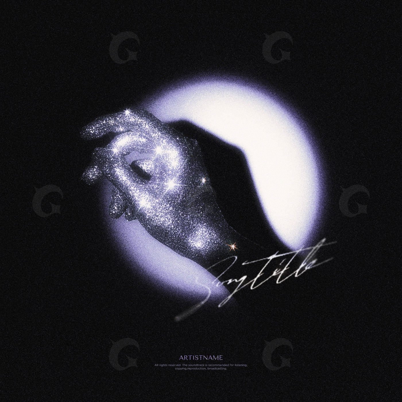Galactic hand embrace