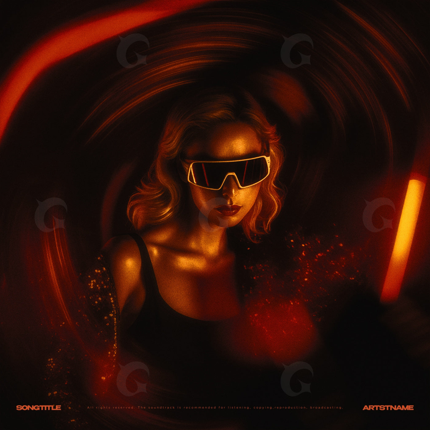 Neon night rider