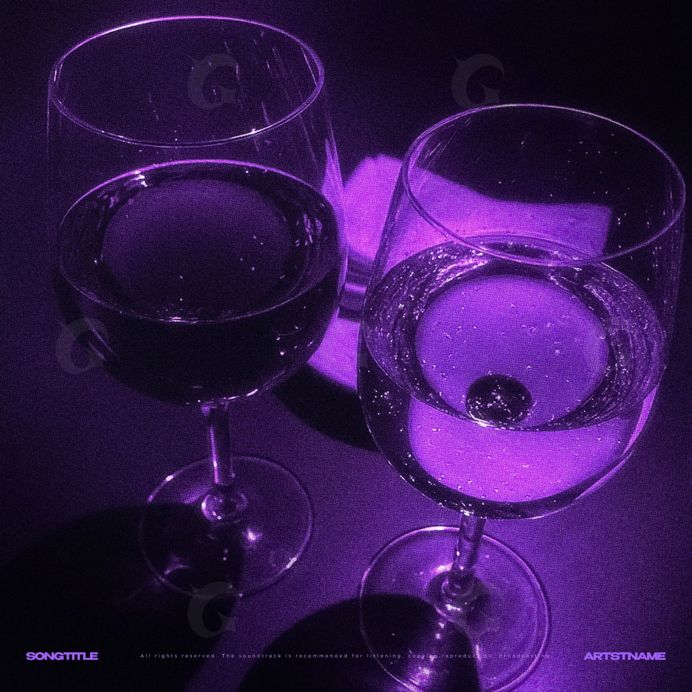 Midnight wine toast