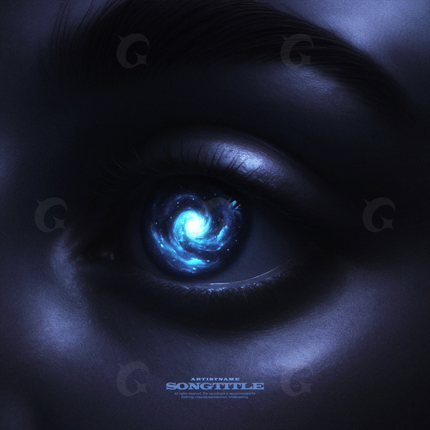Galactic eye spiral