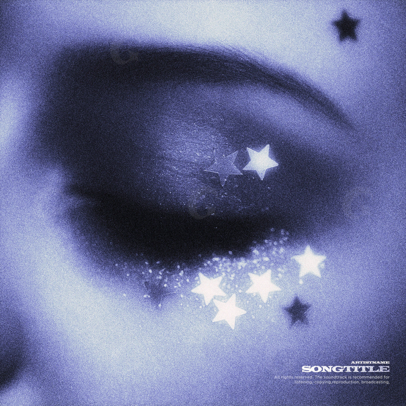 Stars under eyelid