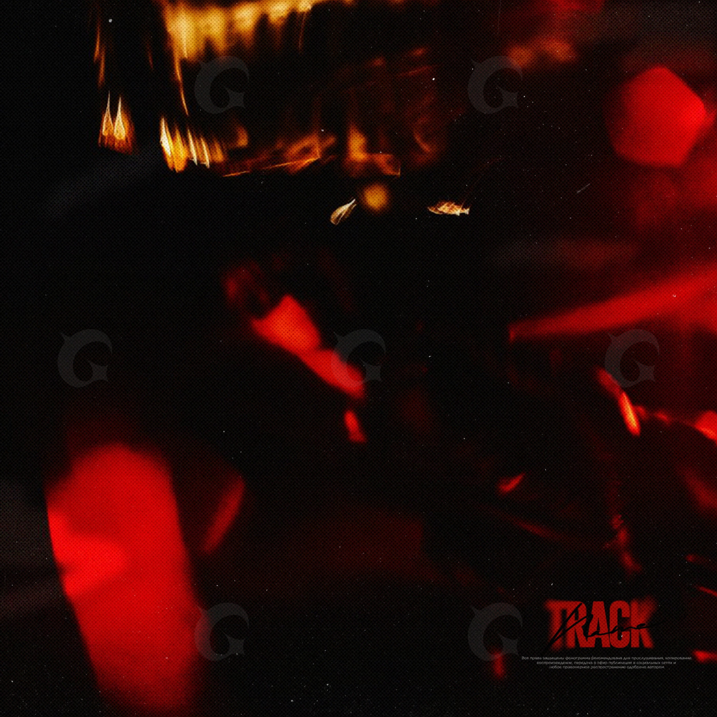 Nightclub silhouette crowd