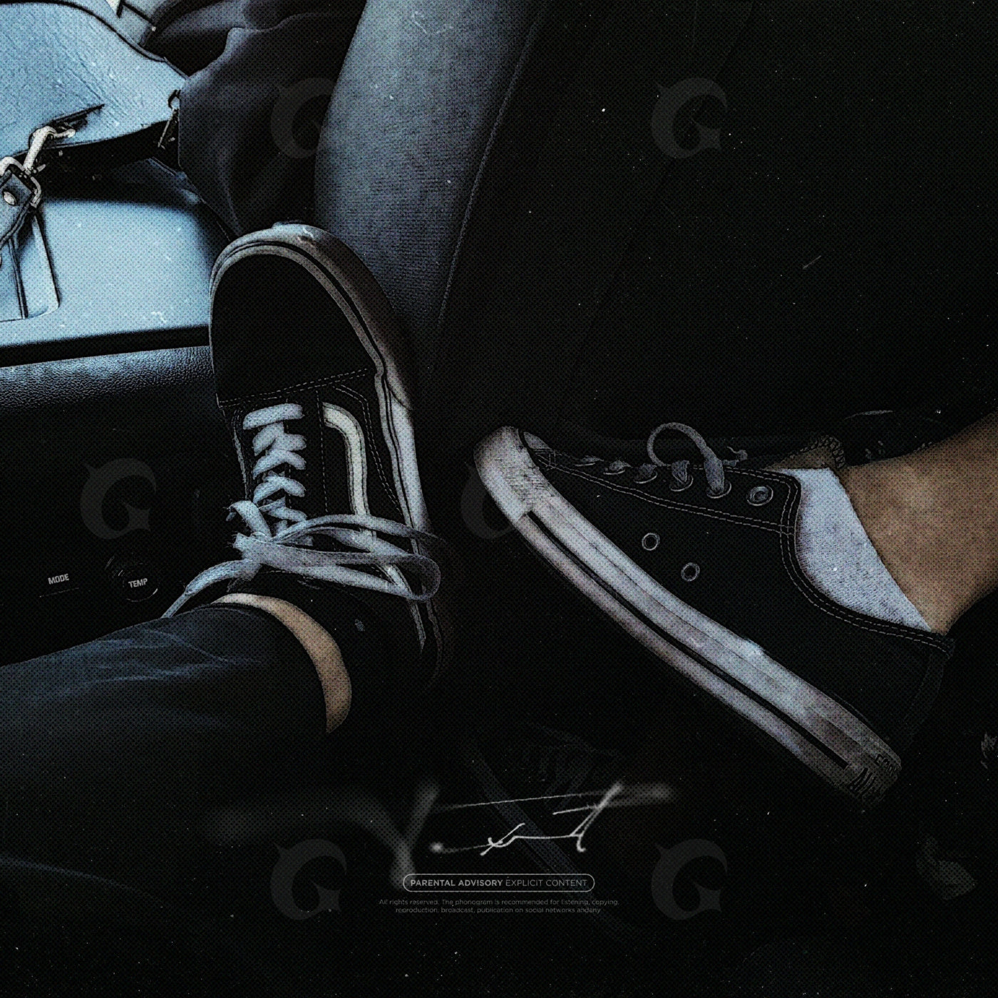 Worn skate shoes