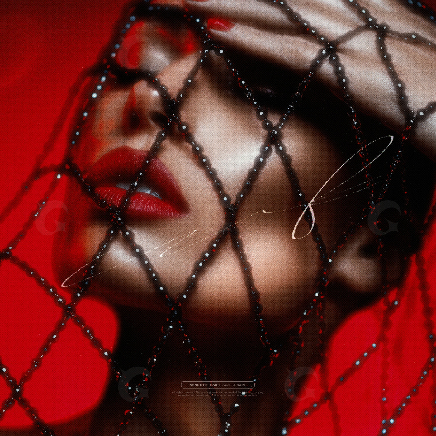 Beaded veil kiss