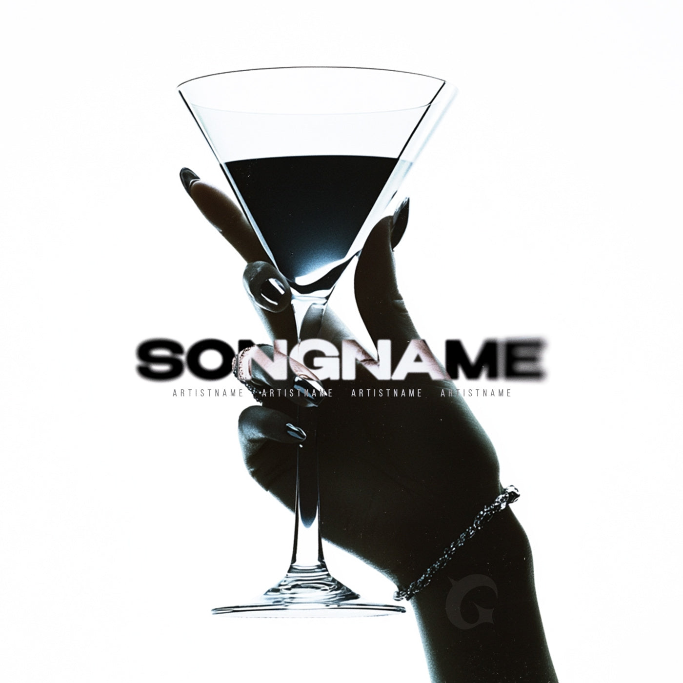 Midnight martini toast