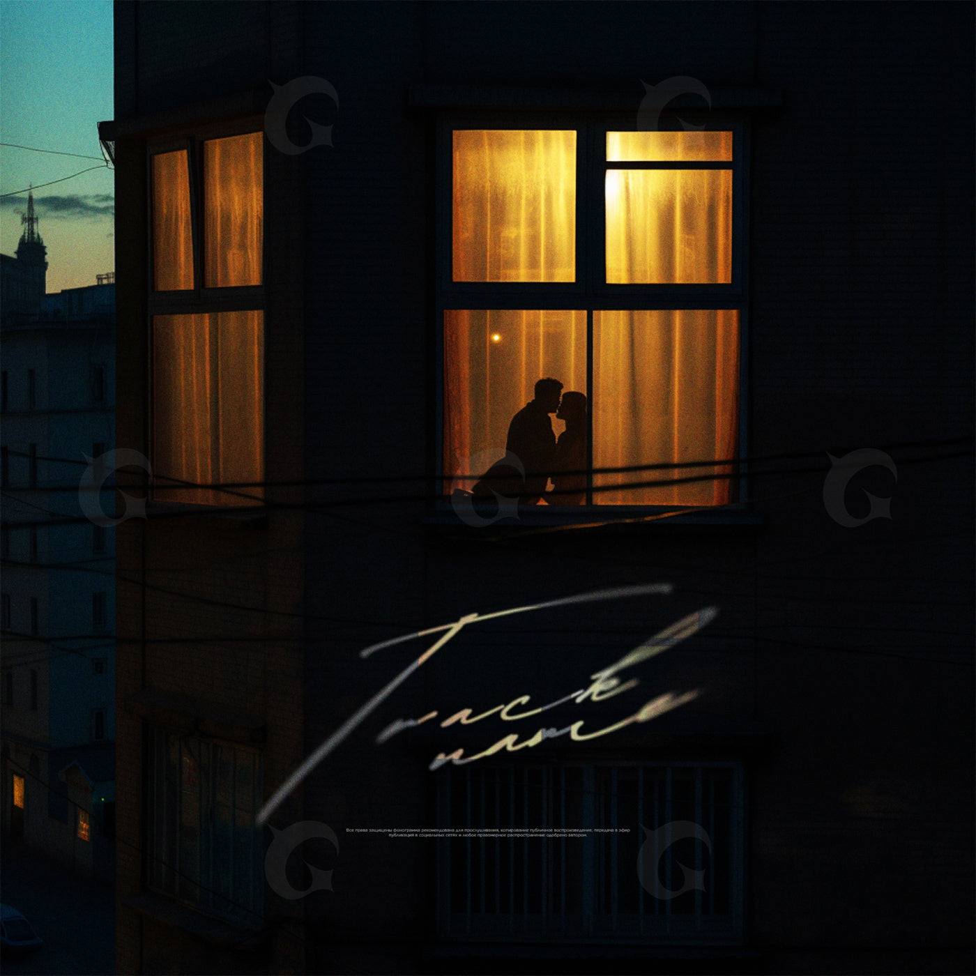 Midnight window embrace
