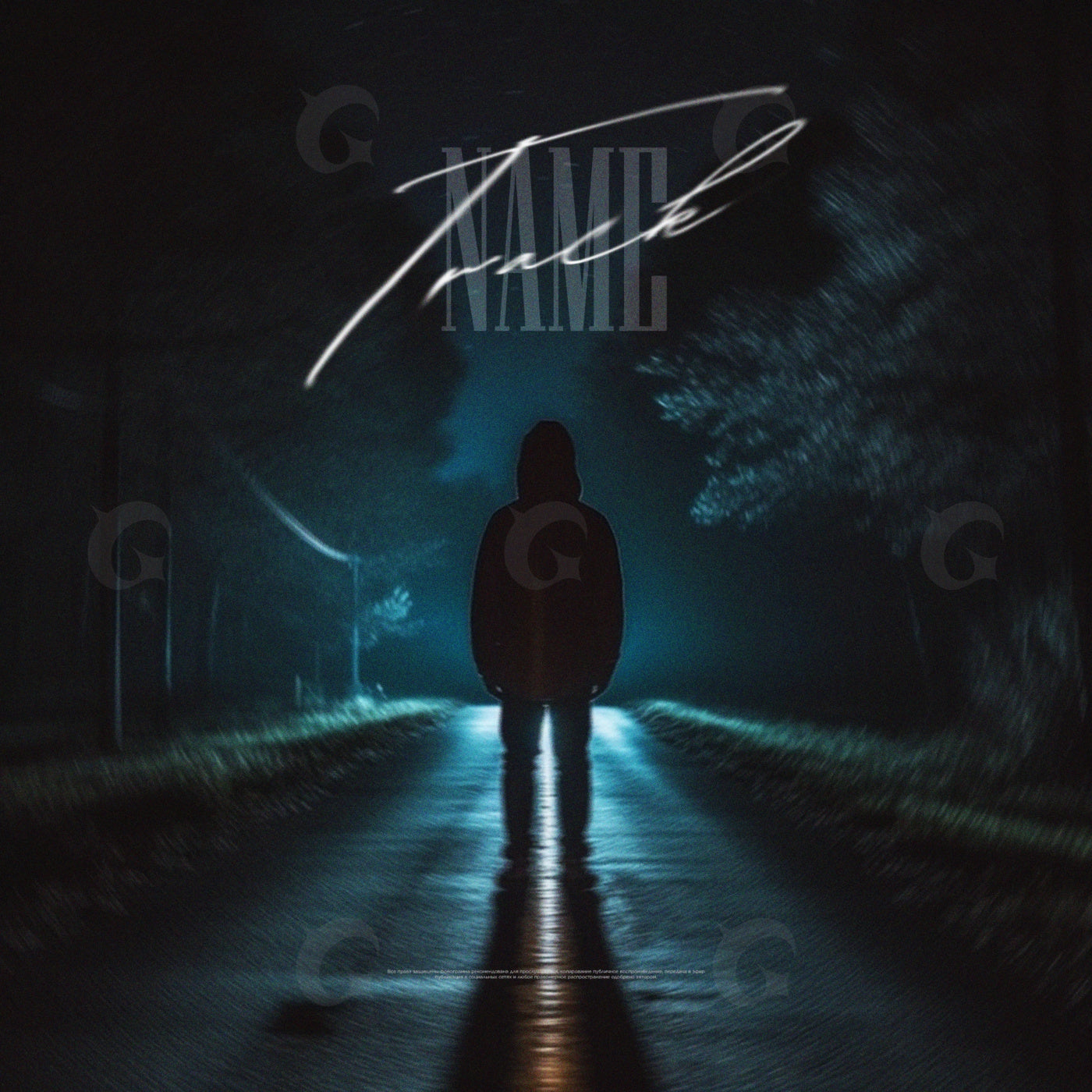 Midnight road walker
