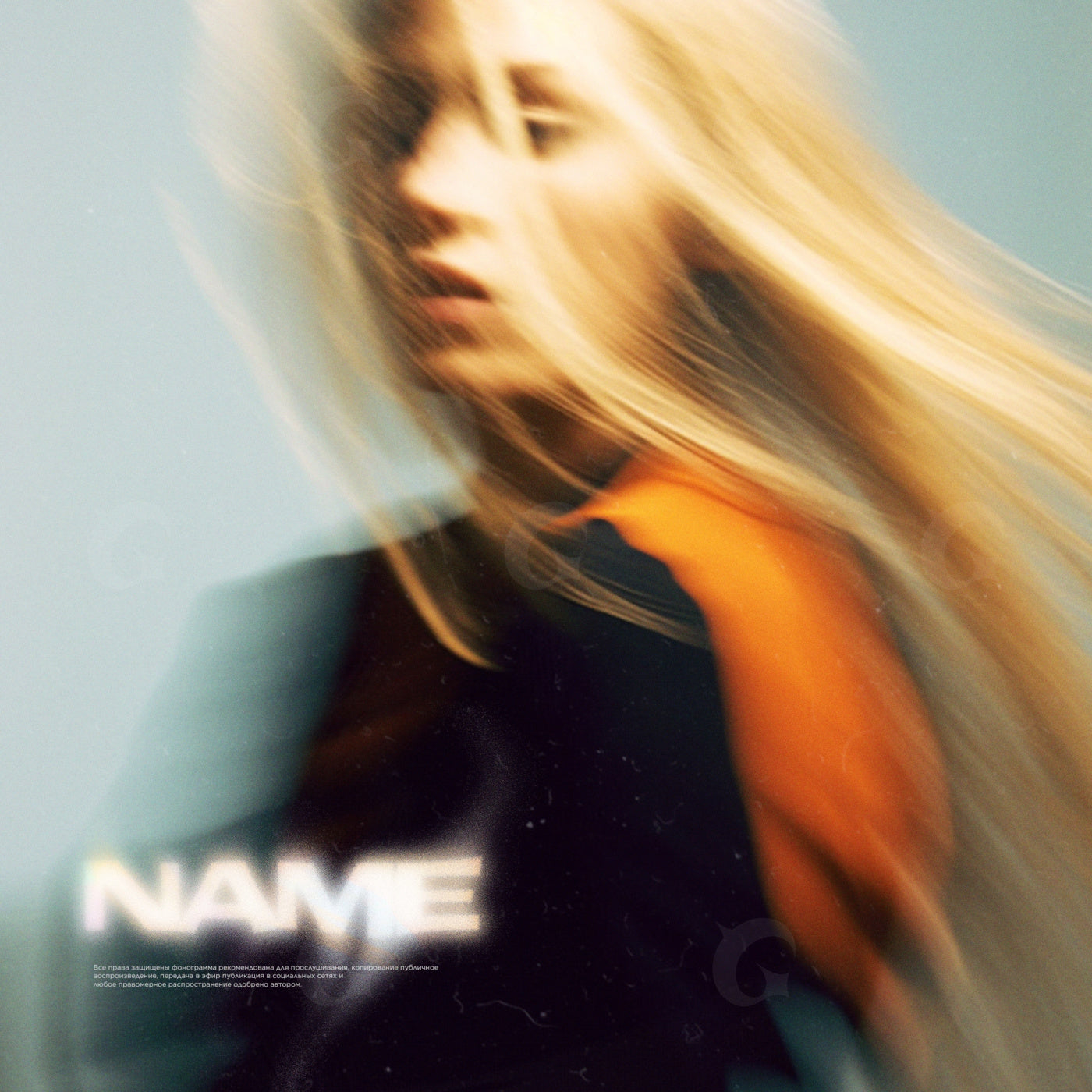 Blonde hair motion