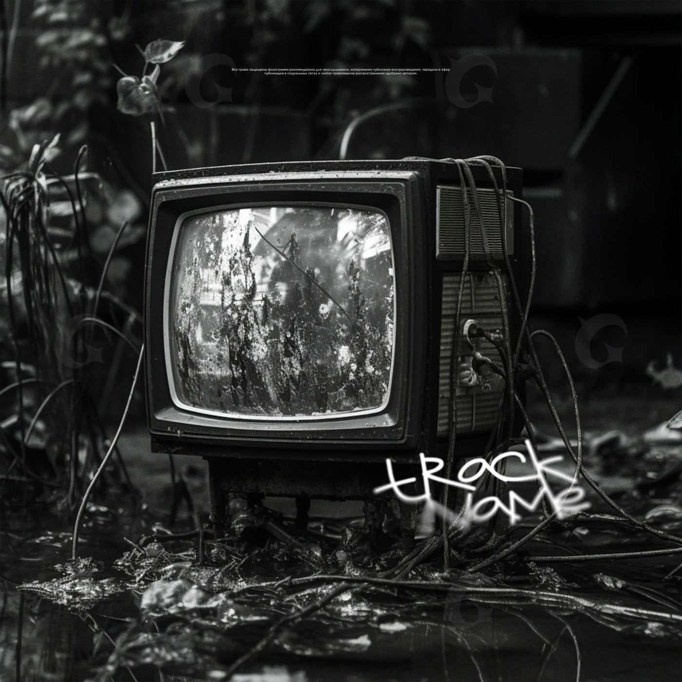 Abandoned screen static