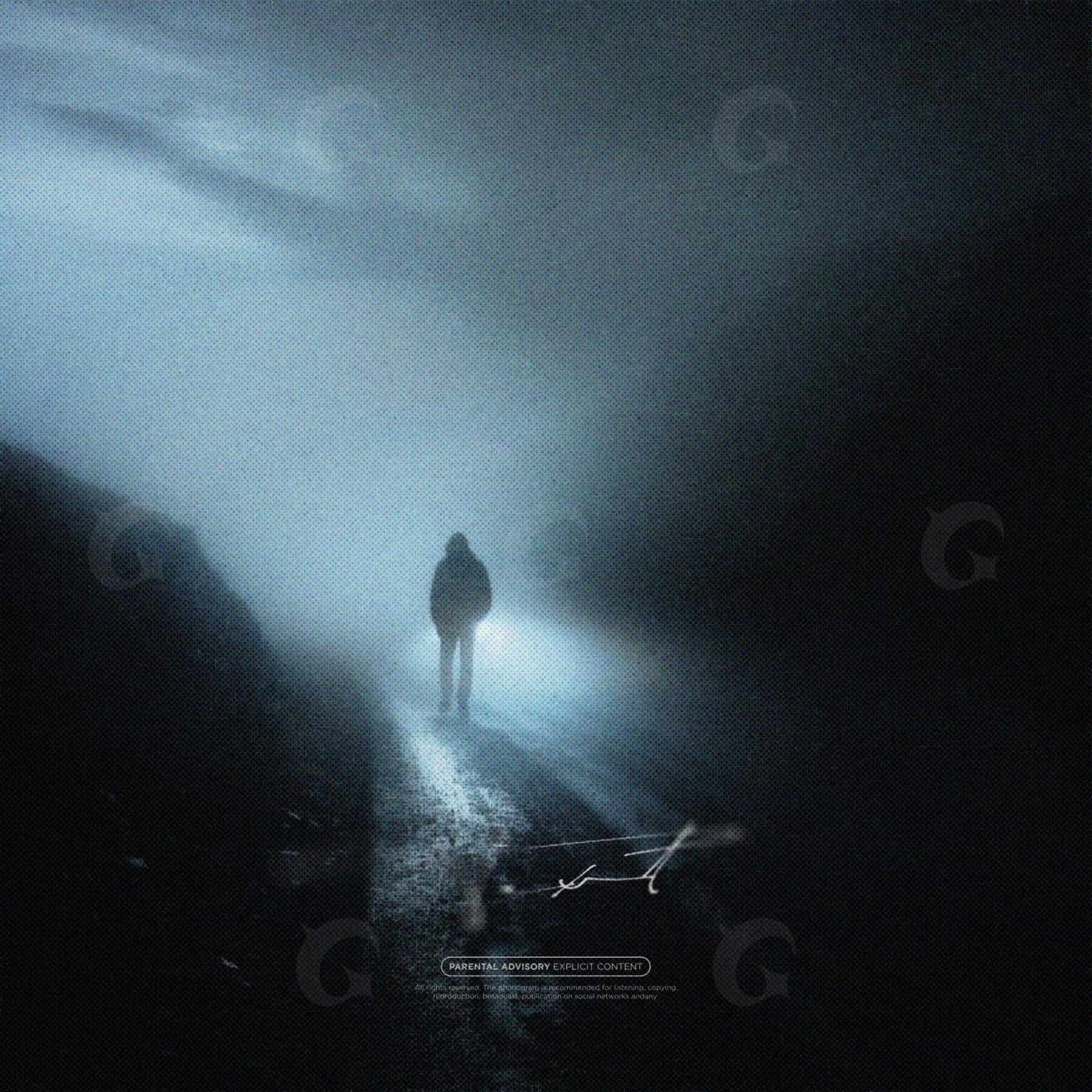Midnight road walker