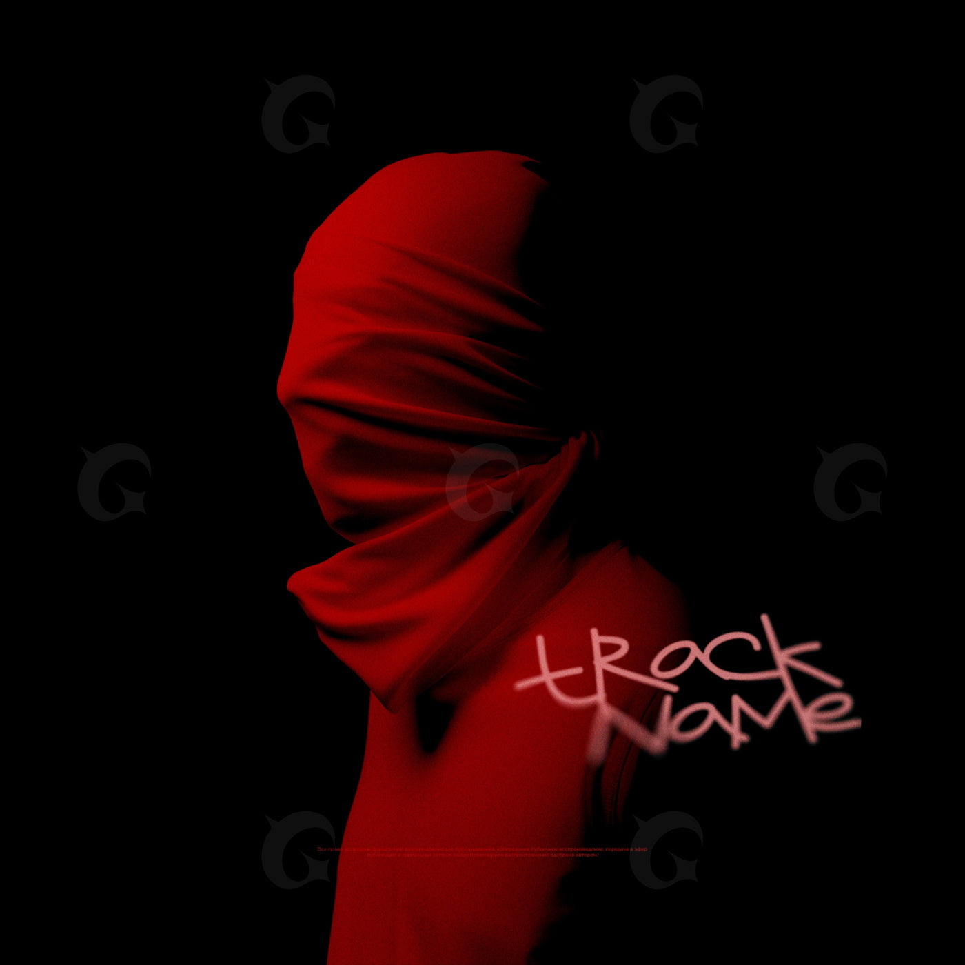 Shrouded head silhouette