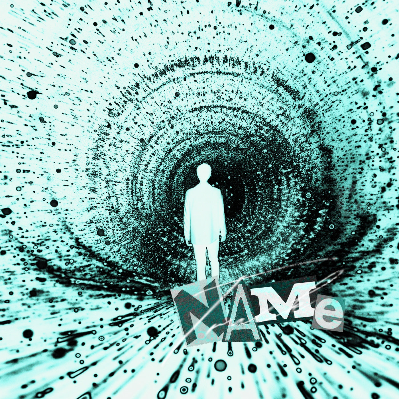 Man standing tunnel