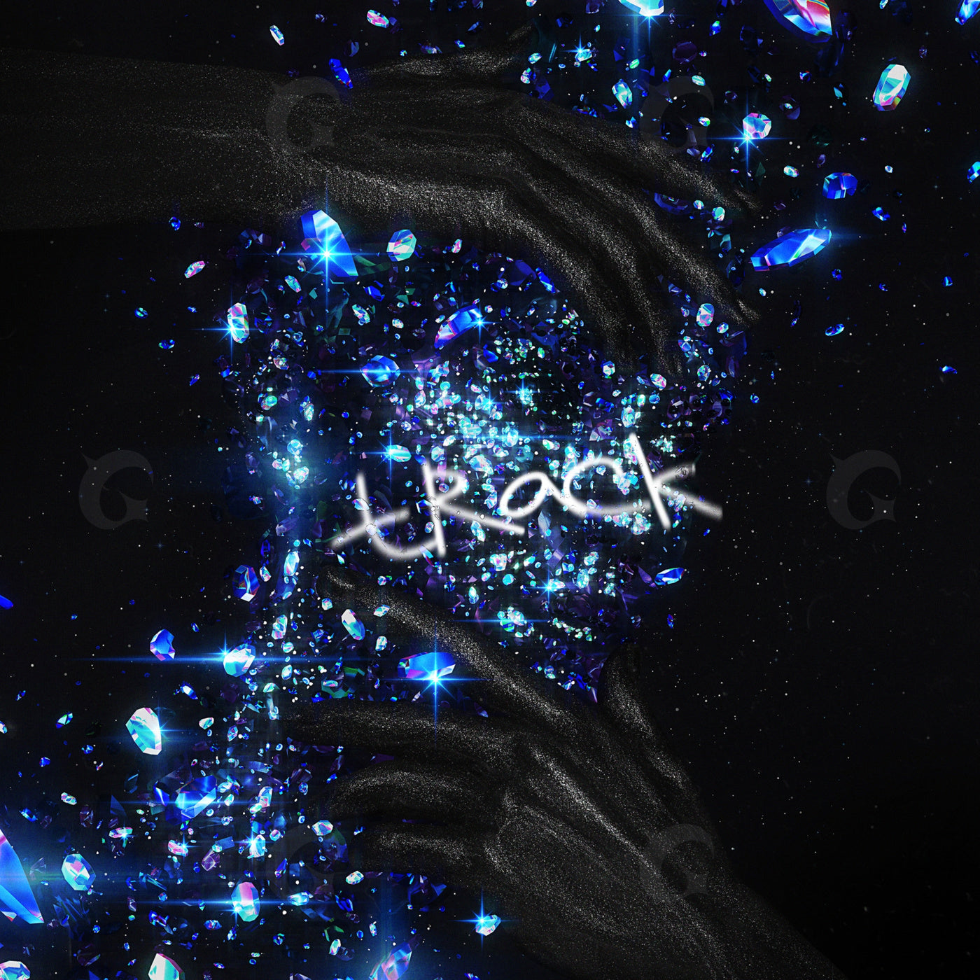 Hands amidst shards