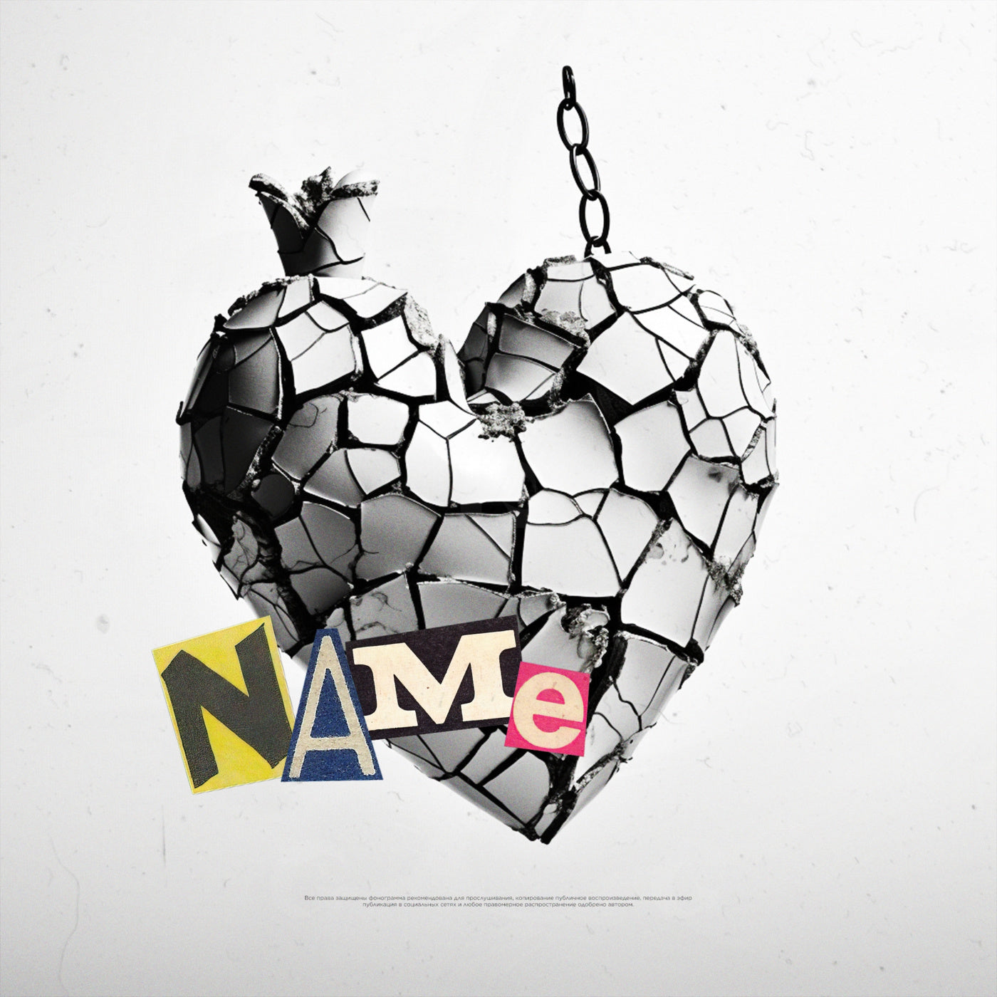 Shattered heart pendant