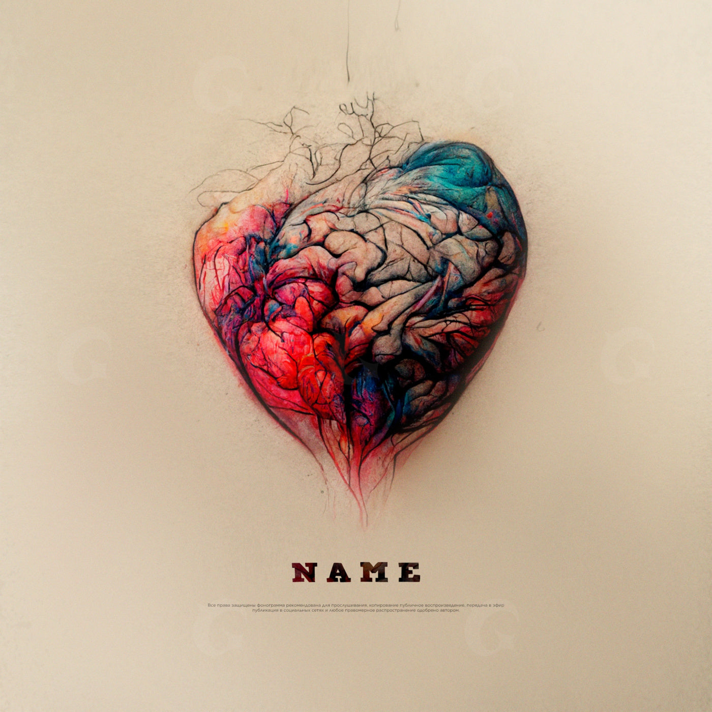 Fractured heart anatomy