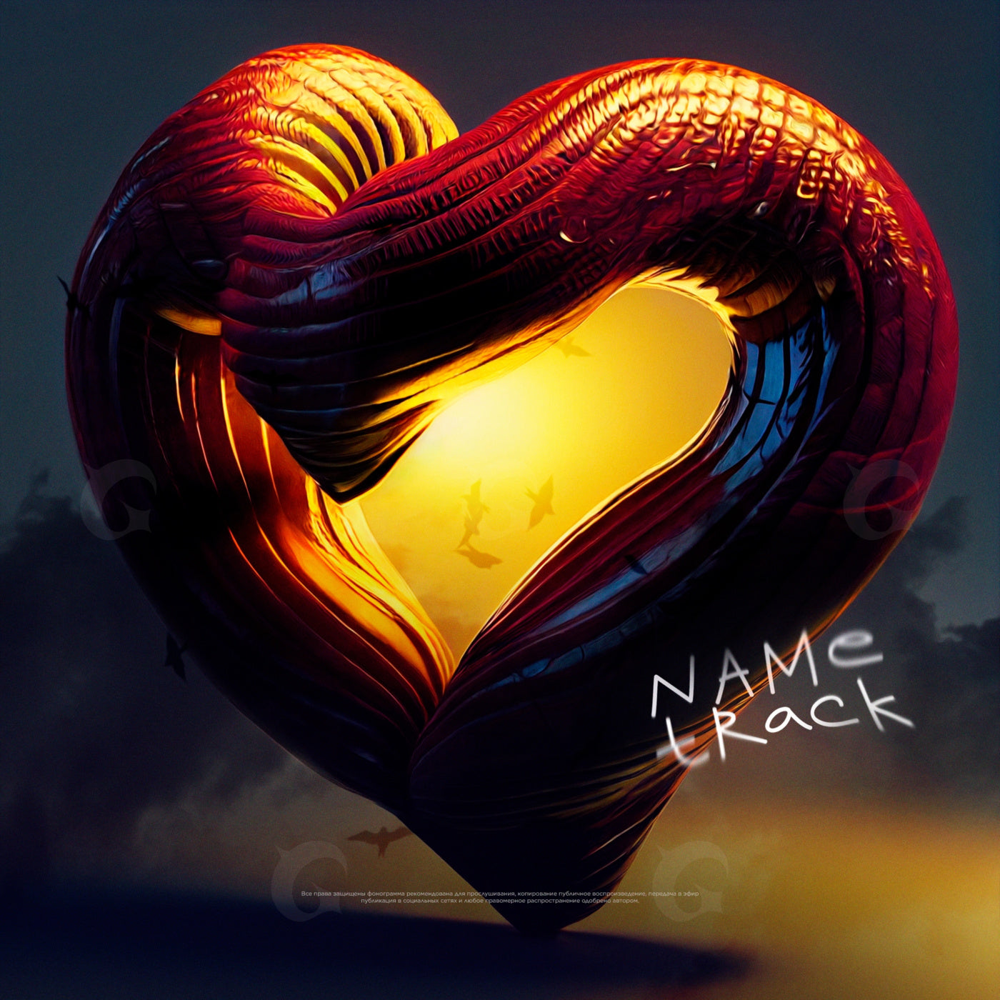 Heart shaped lantern
