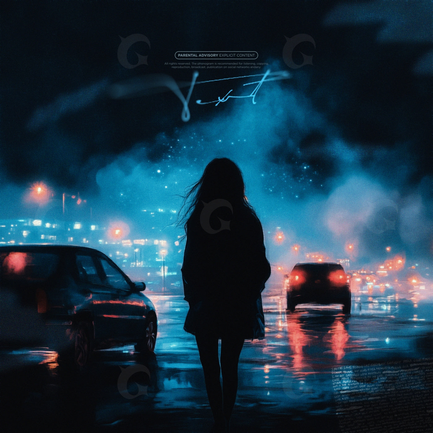 Midnight rain streets