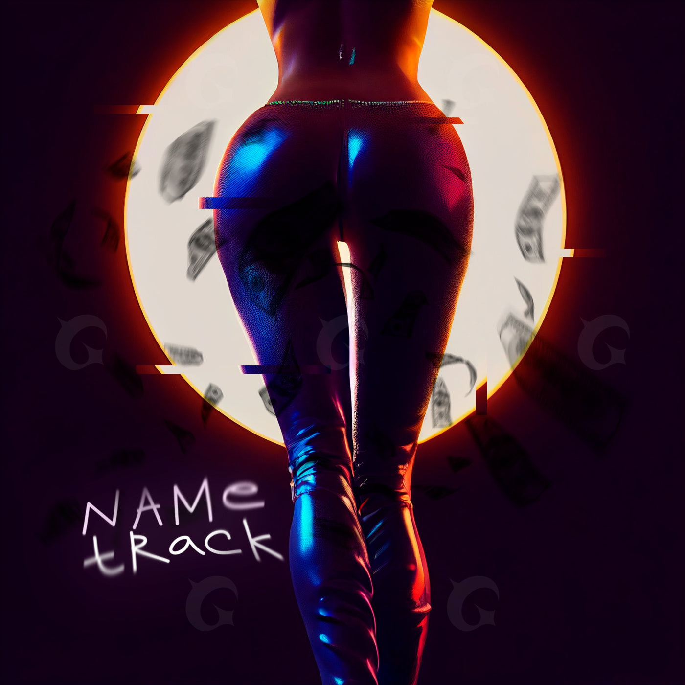 Neon night stripper