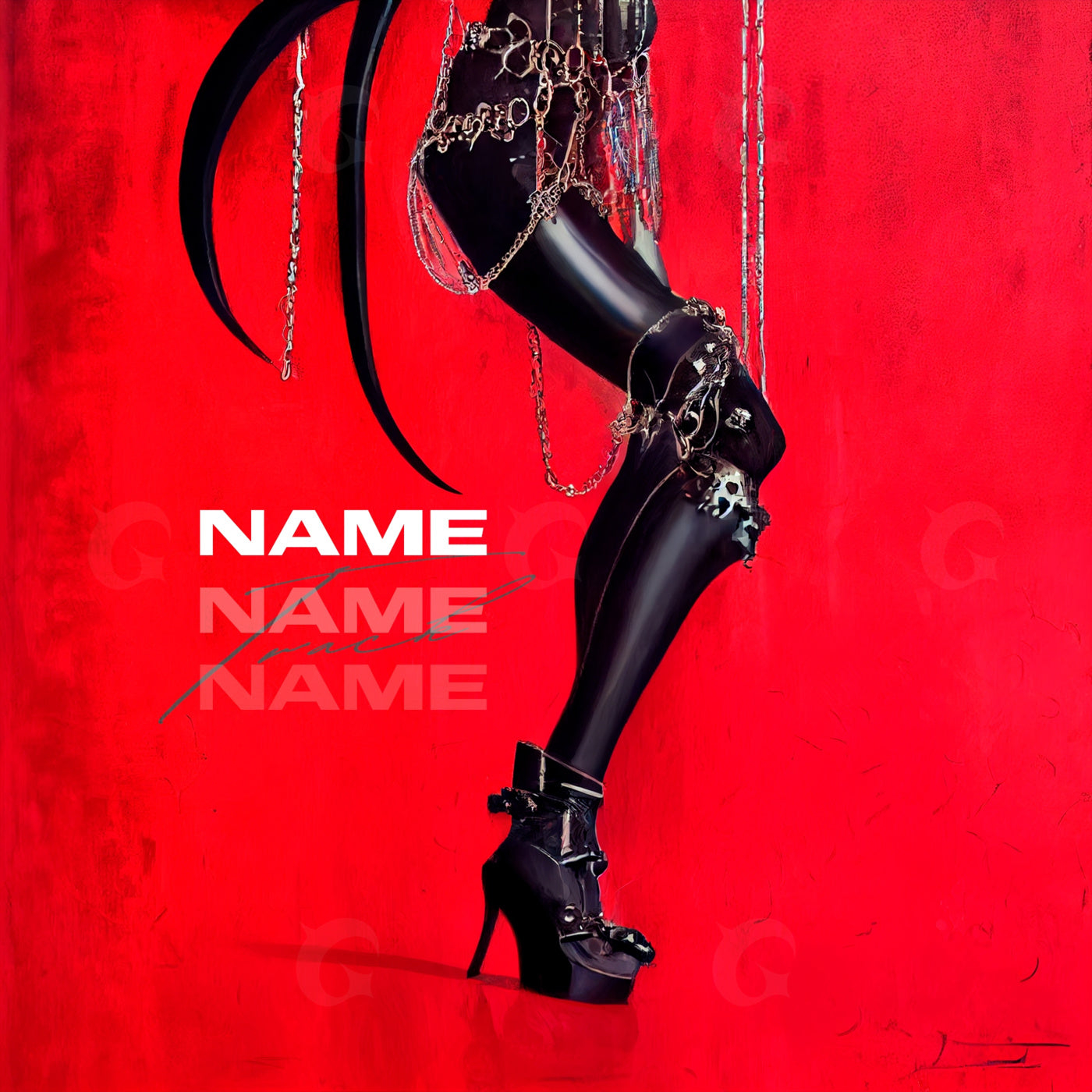 Chained high heel