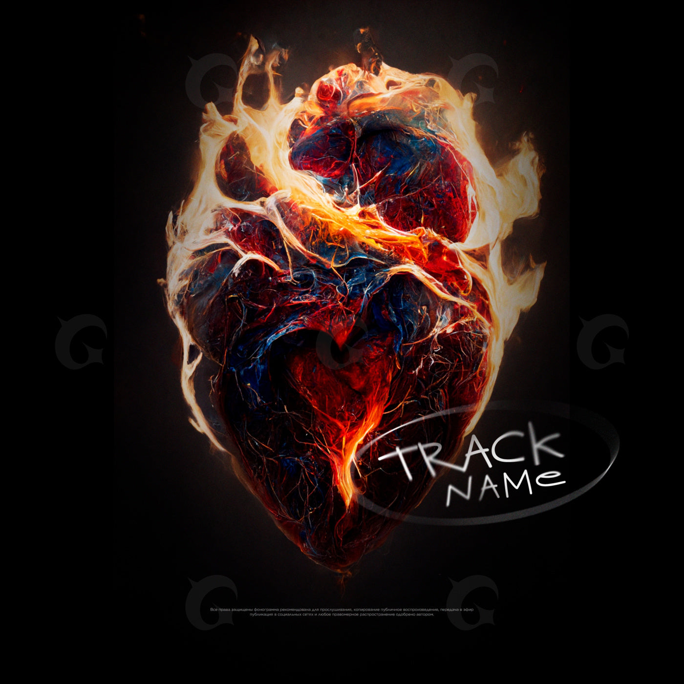 Burning heart pulse
