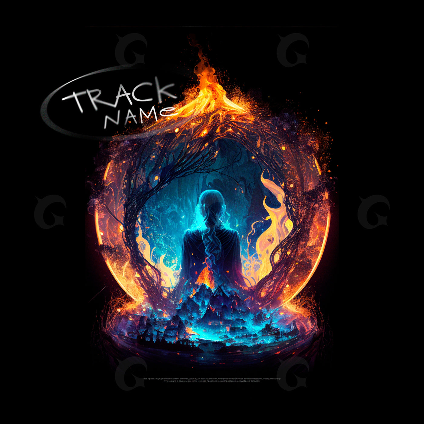 Phoenix flame within