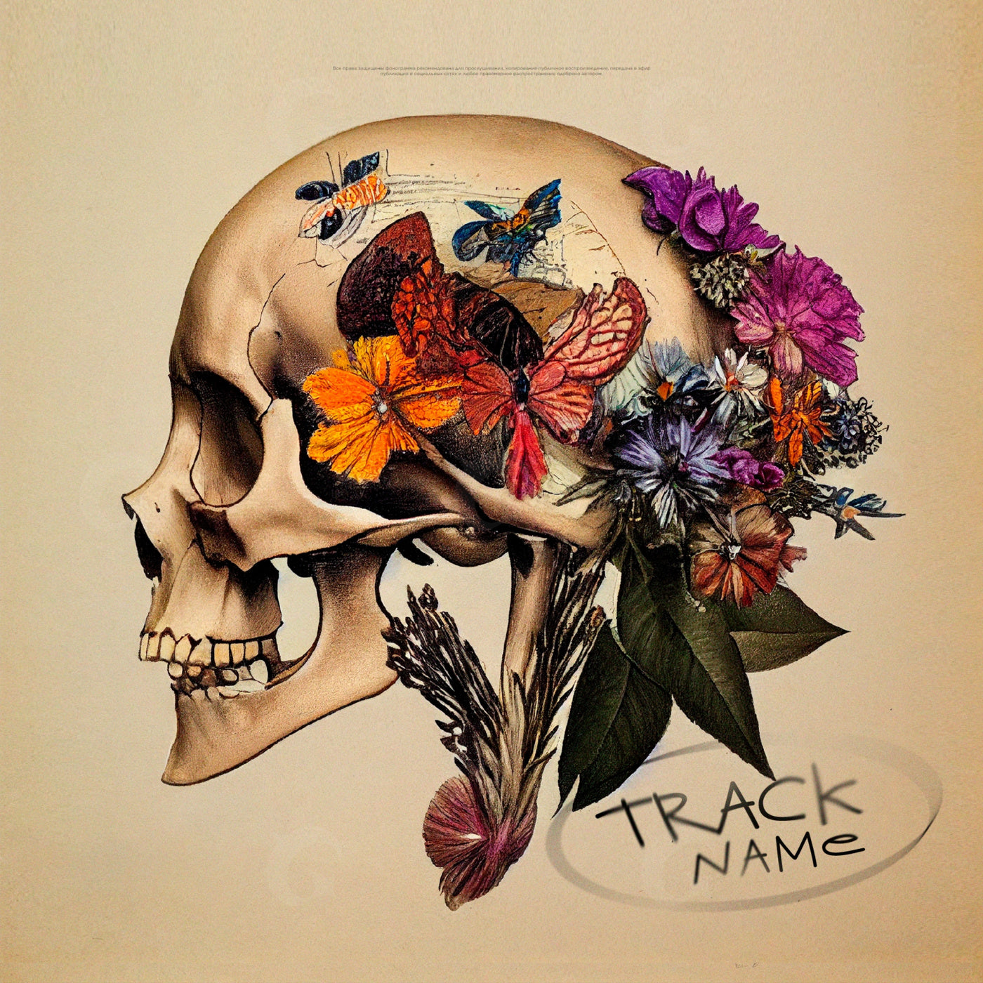 Skull blooming withers