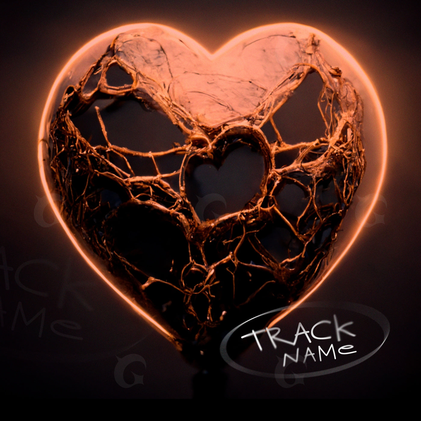 Fractured heart embrace