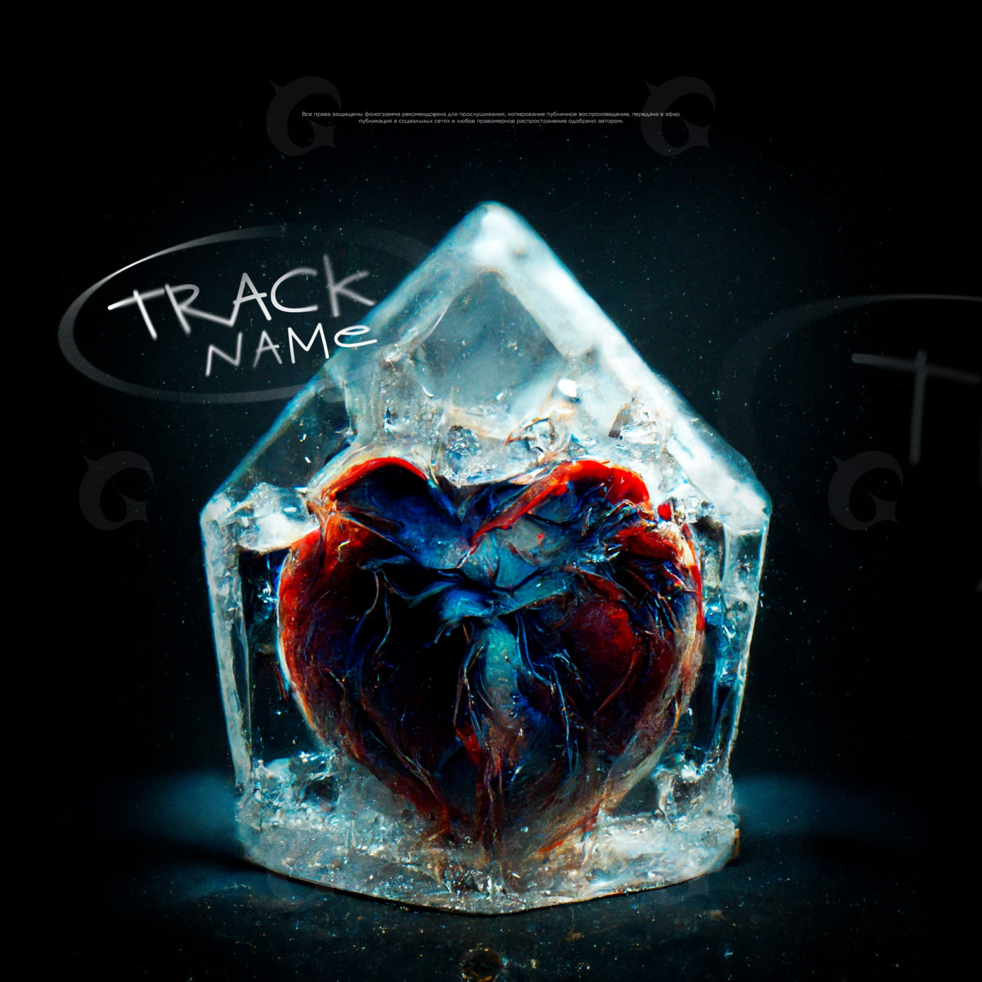 Frozen heart inside