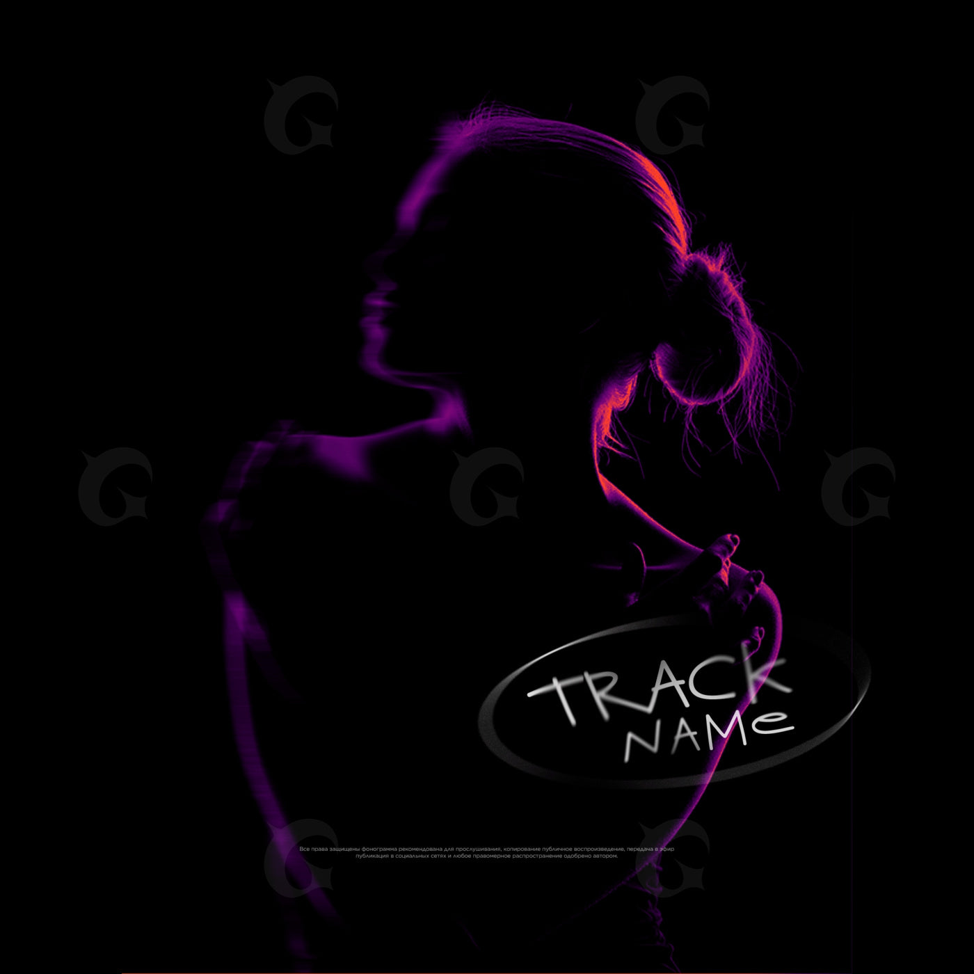 Silhouette of woman