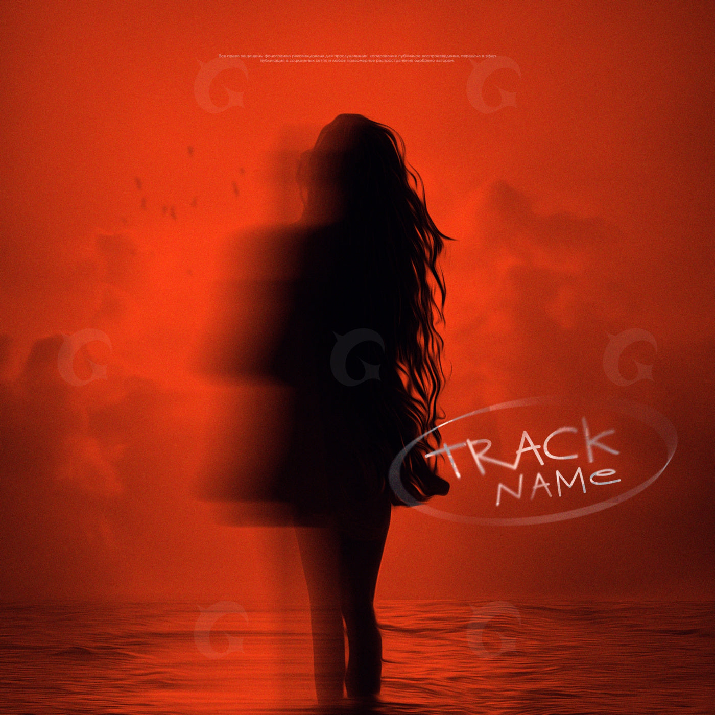 Silhouette by sea