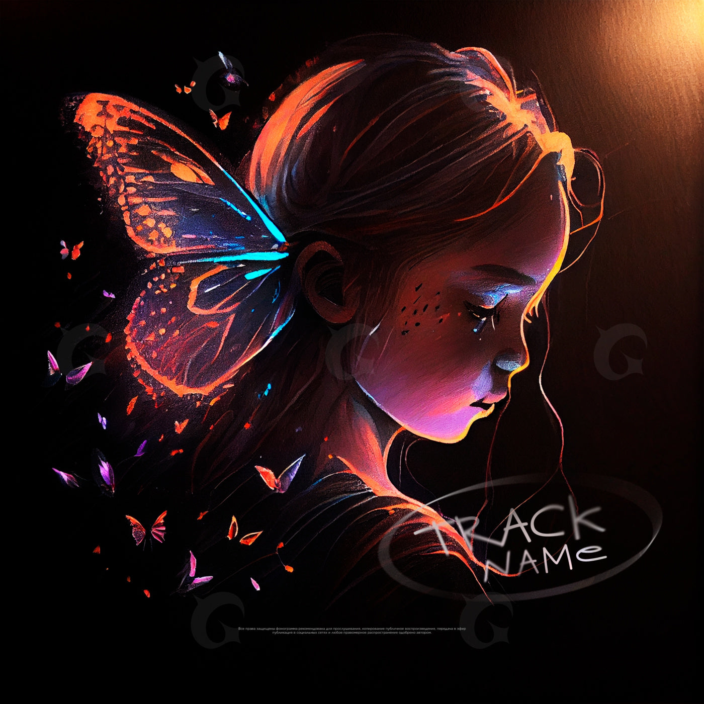 Butterfly girl reverie