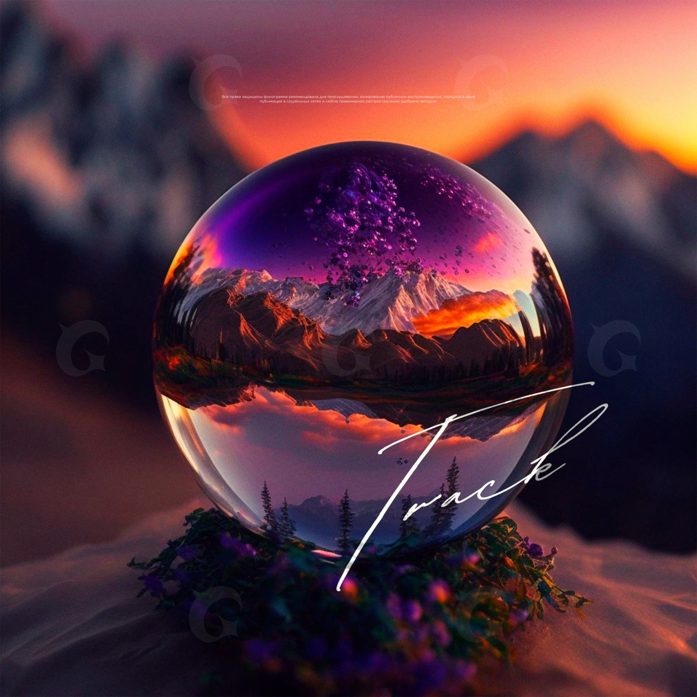 Mountain reflection sphere