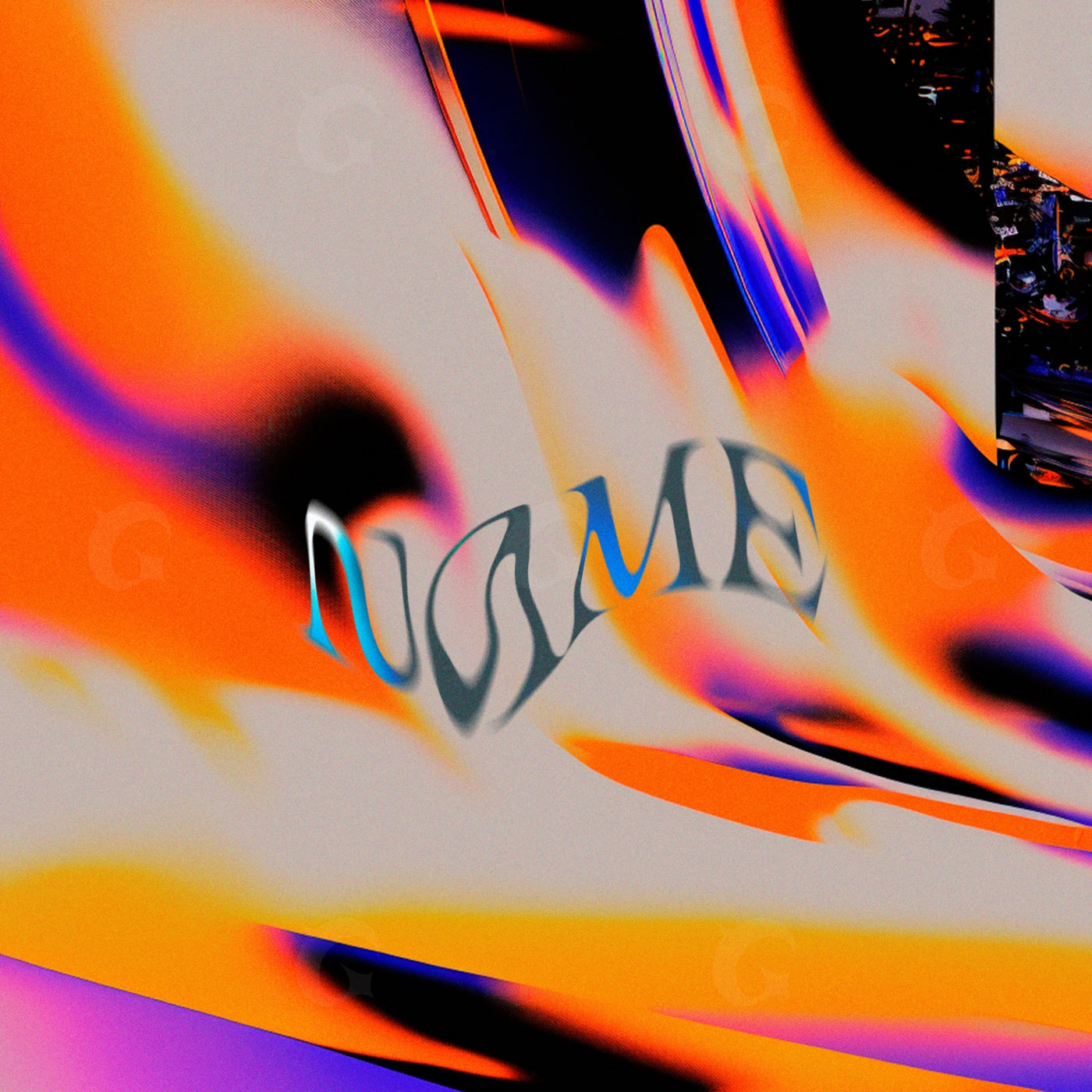 Warped metal ribbon