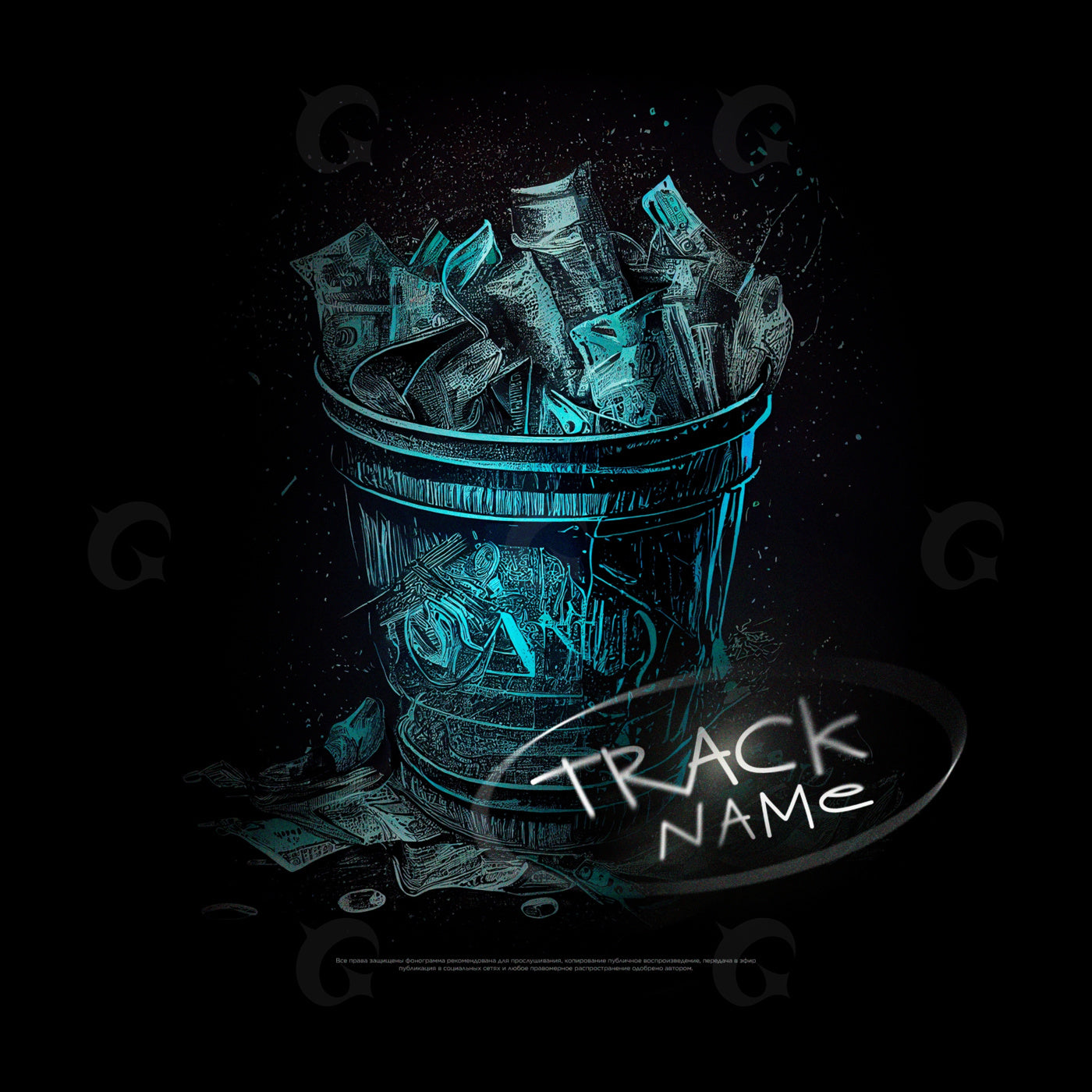 Bucket full money