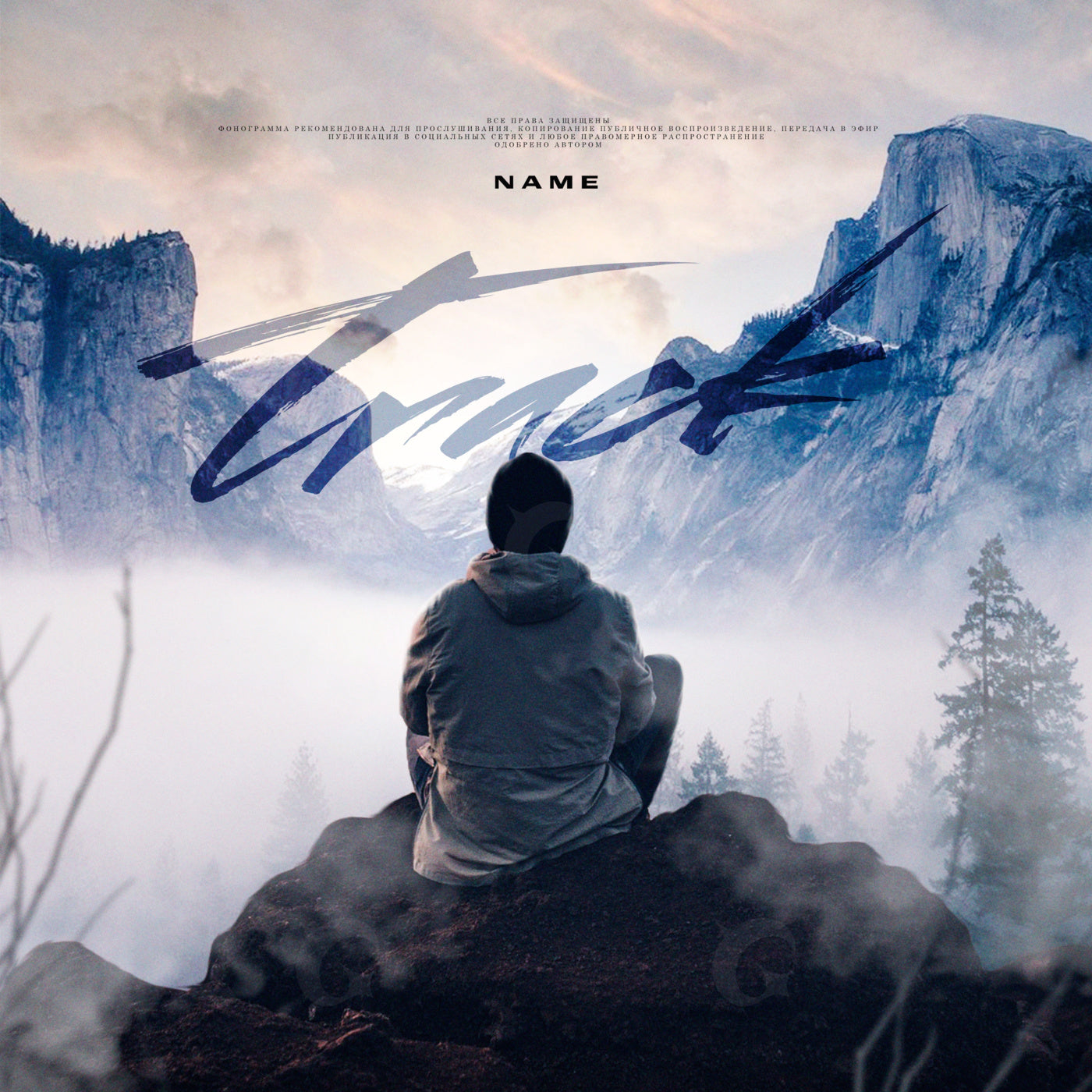 Seated above mist