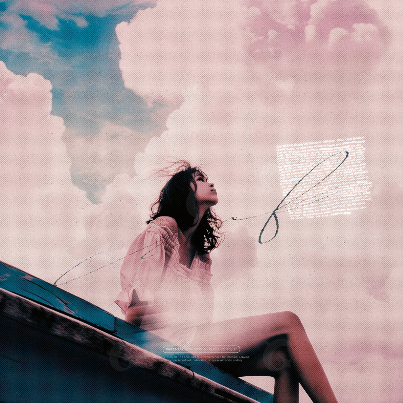 Girl gazing sky