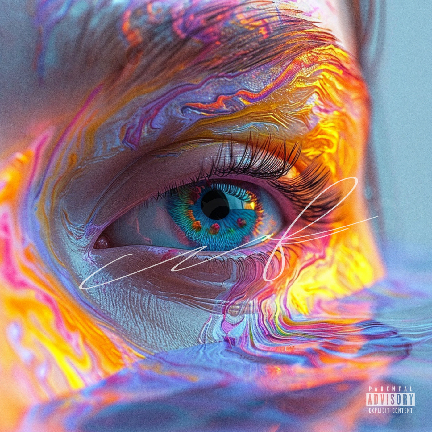 Iridescent eye gaze