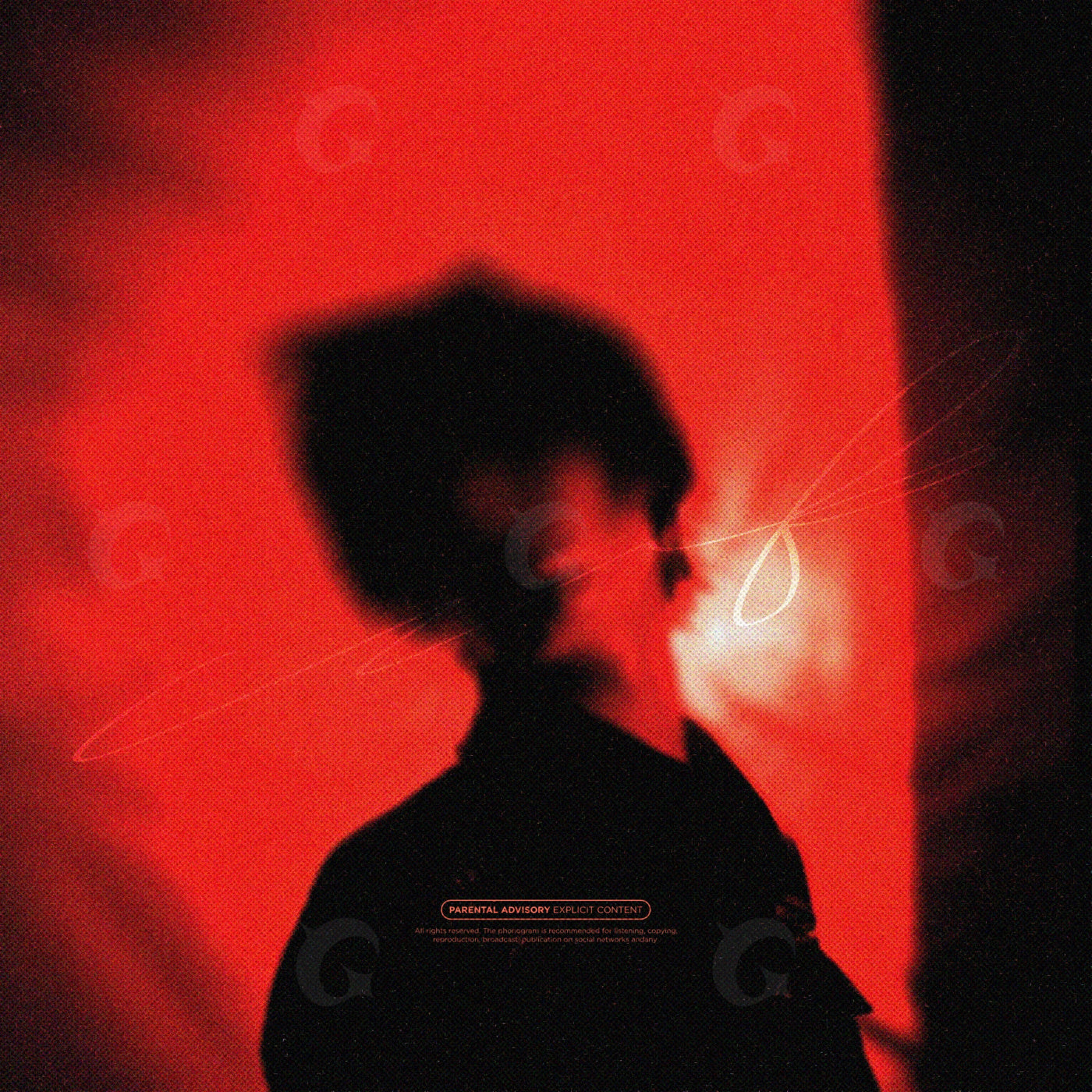 Shadowed youth silhouette