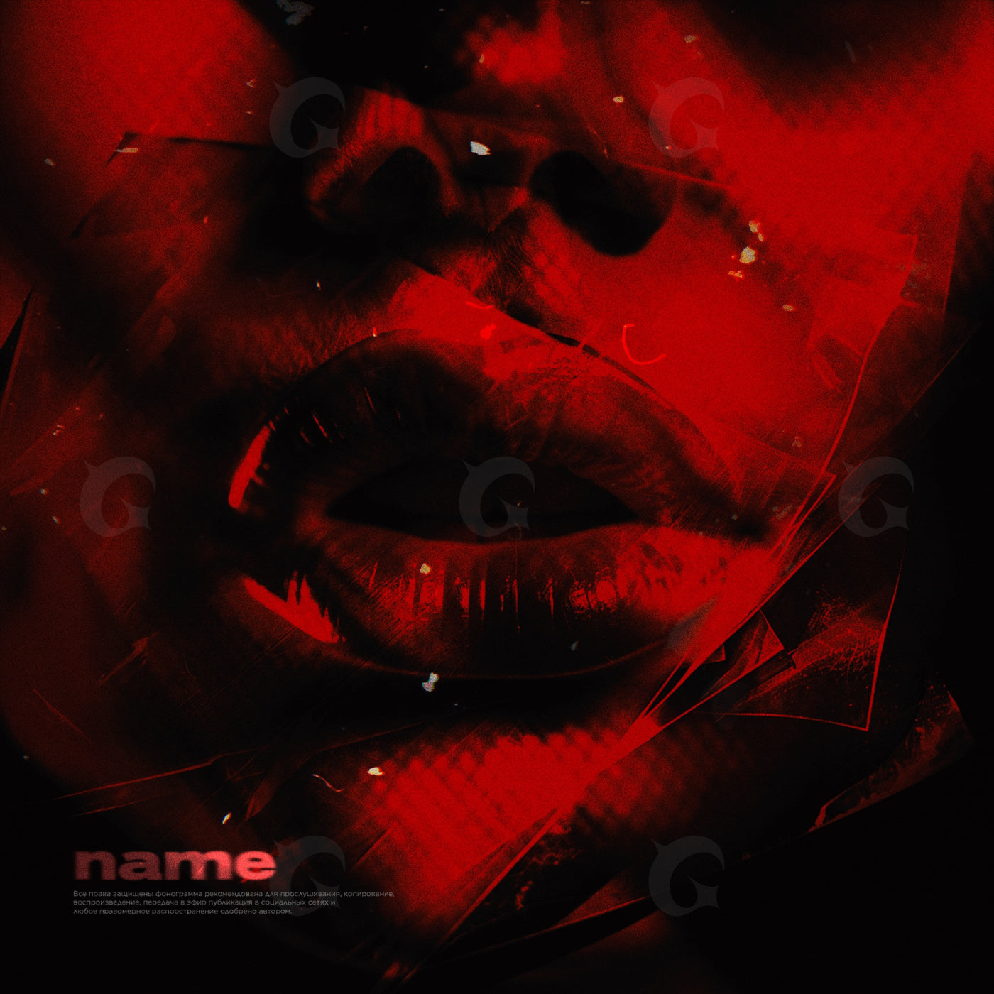 Cracked velvet lips