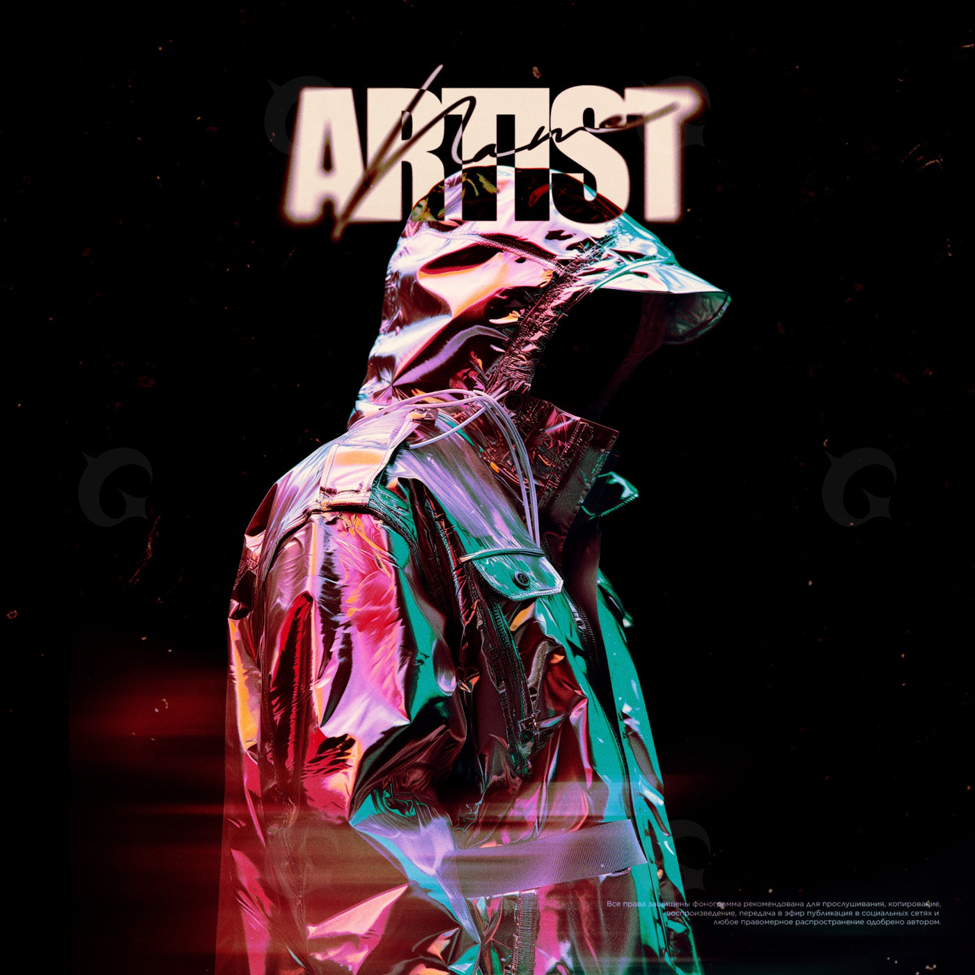 Hooded reflective jacket