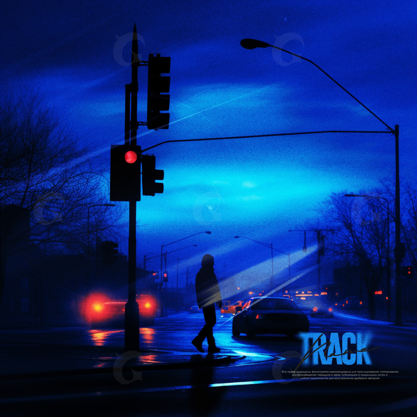 Midnight street crossing