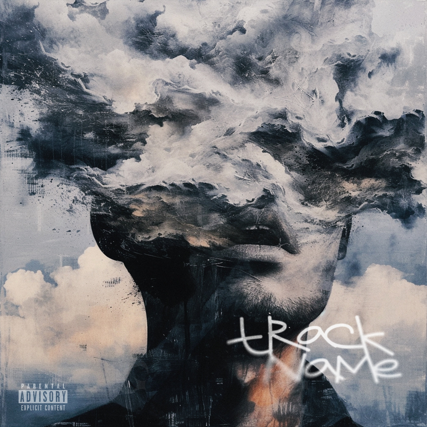 Head lost in clouds