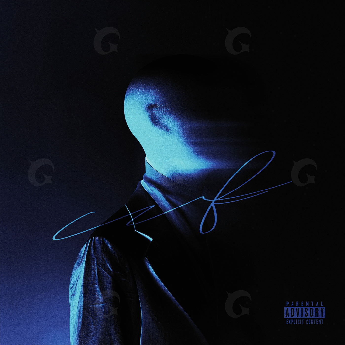Faceless man in jacket