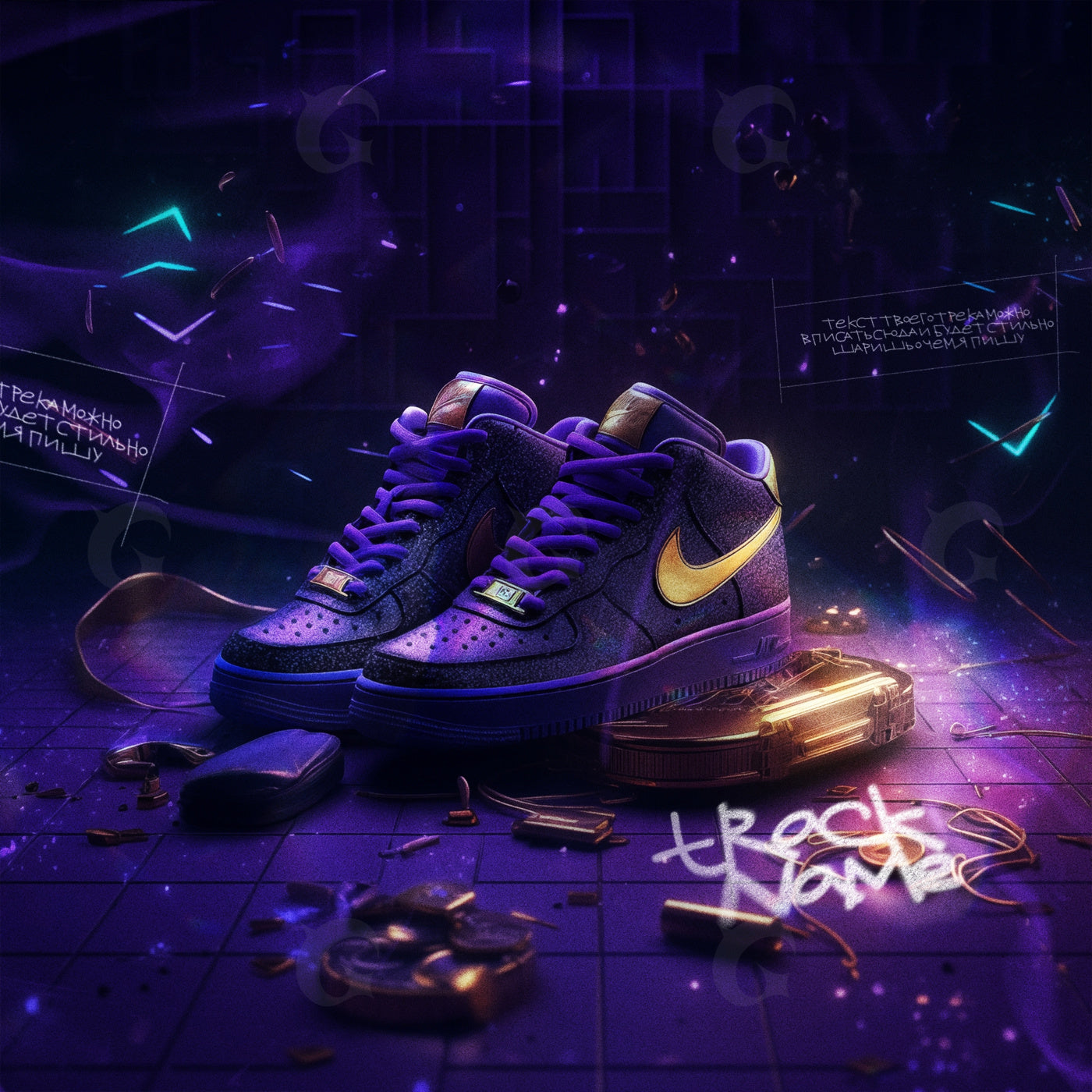 Neon night sneakers