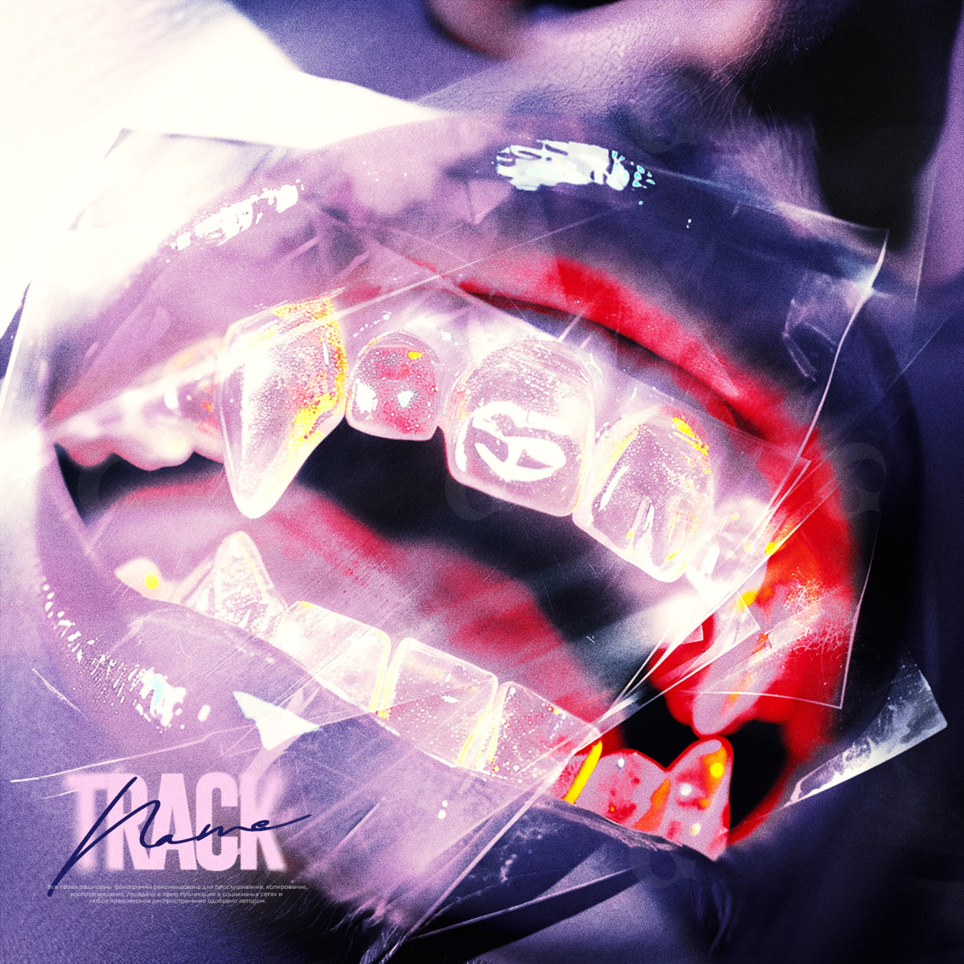 Shattered neon bite