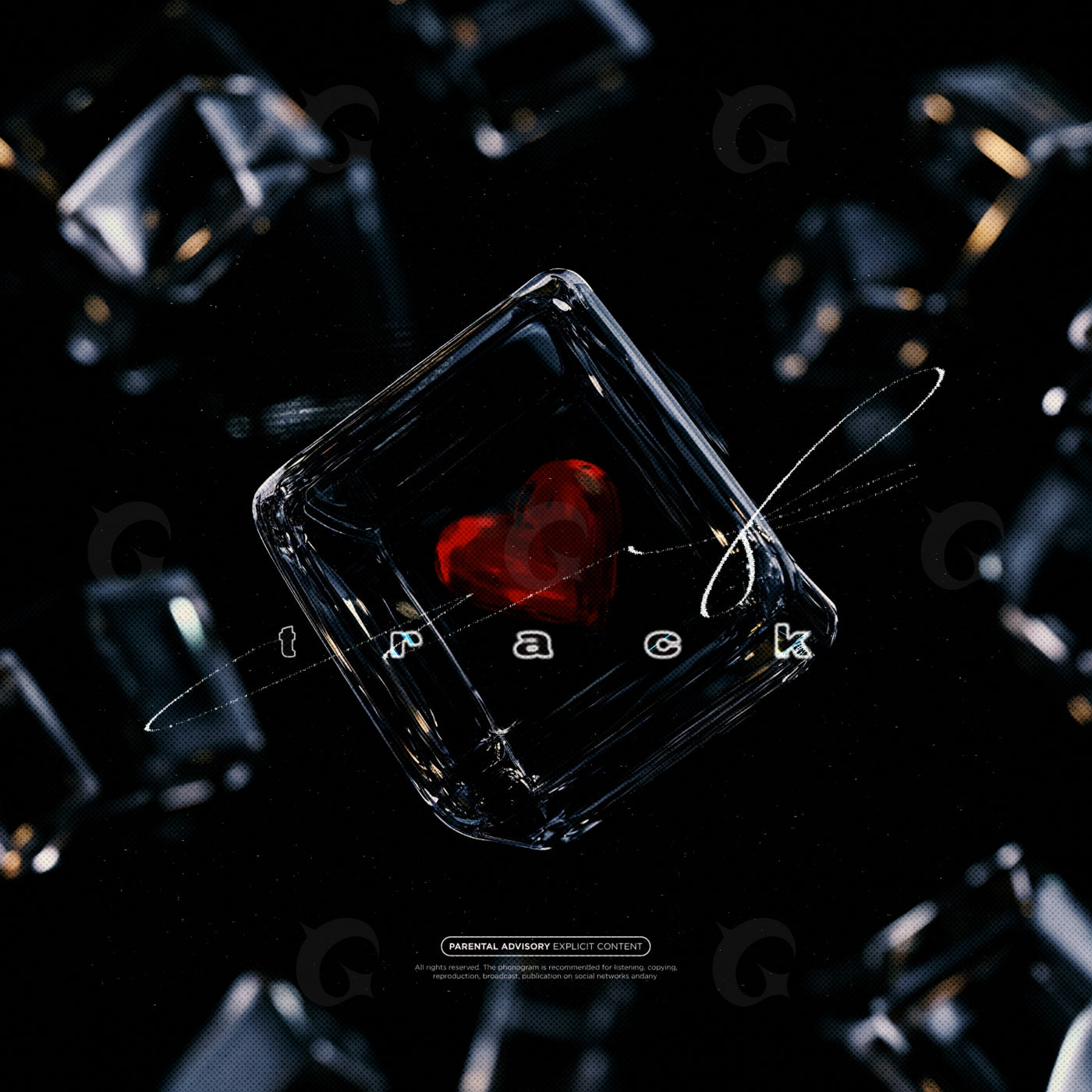 Trapped crystal heart