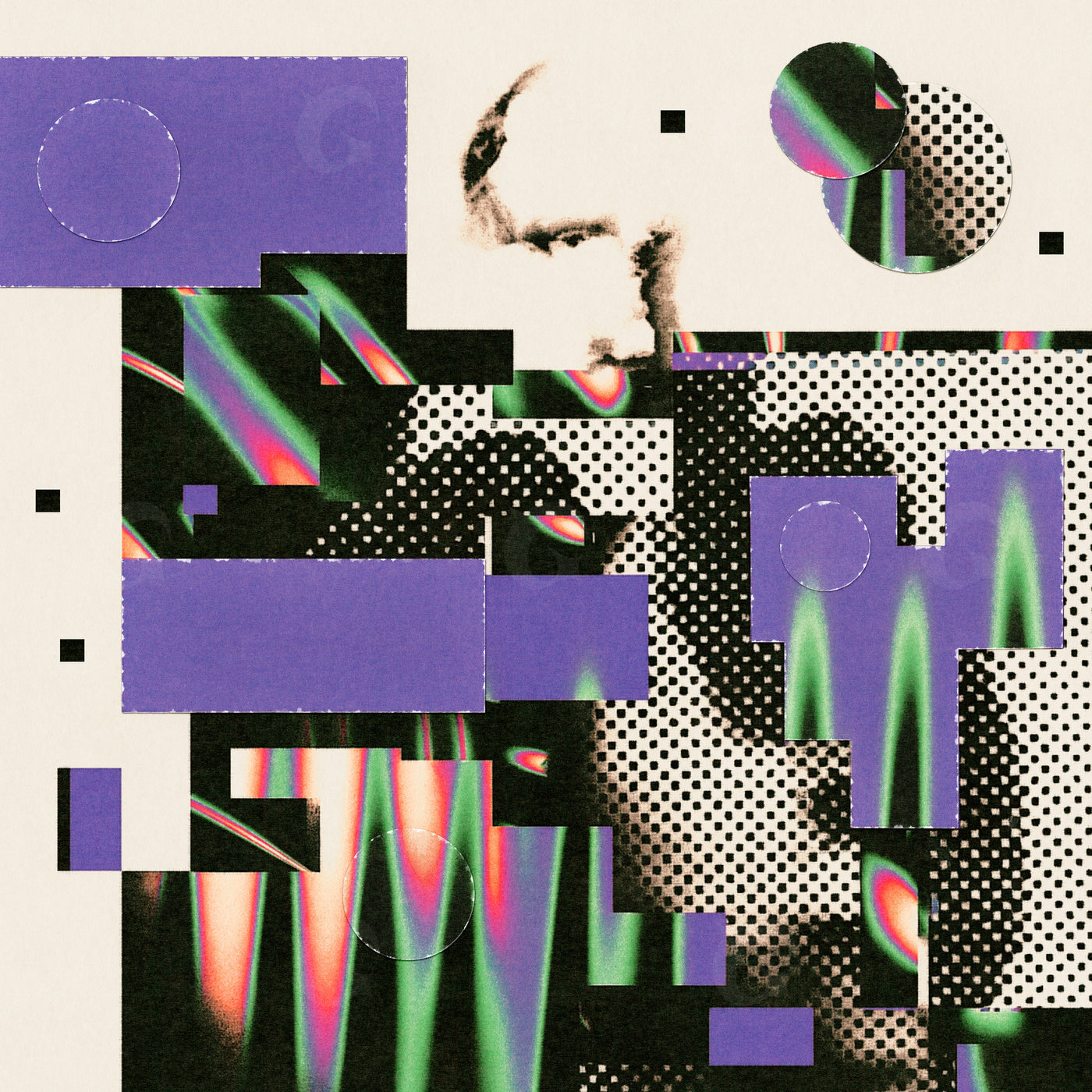 Portrait in pixels